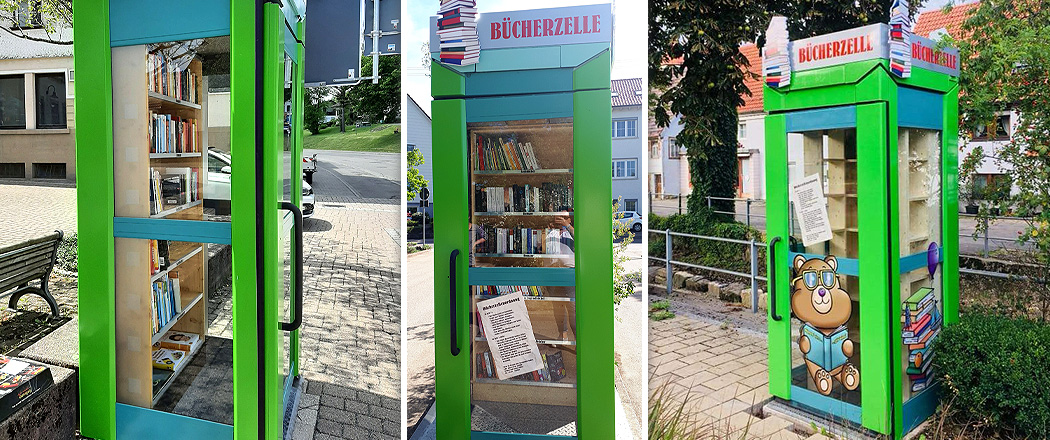 Bücher miteinander teilen.